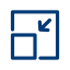 Optimized installation space and weight