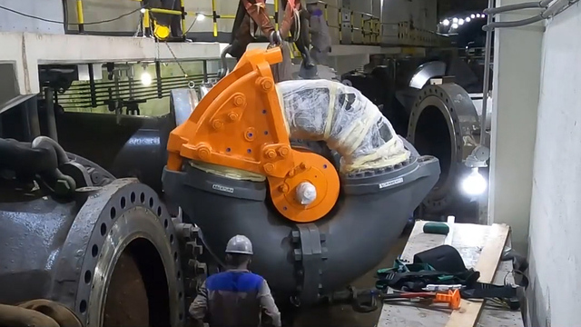 Replacing the spherical valves at the Henry Borden complex in the Brazilian City of Cubat&atilde;o is a race against time