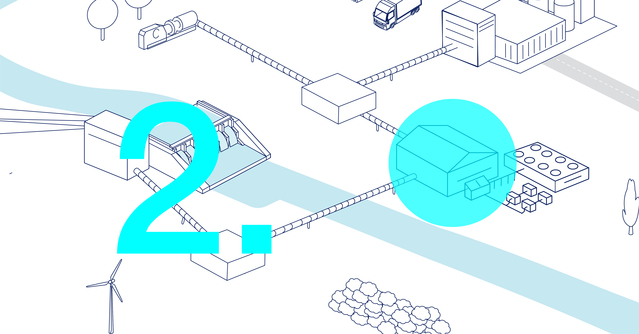 <p>Transport via hydrogen pipelines</p>